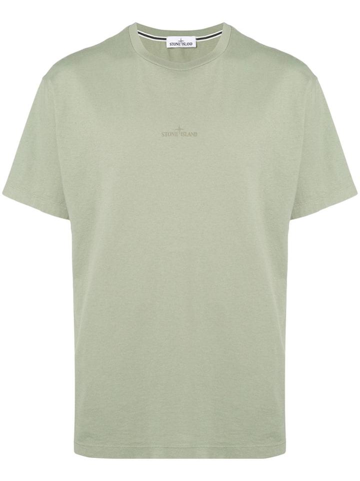 Stone Island Reverse Text T-shirt - Green
