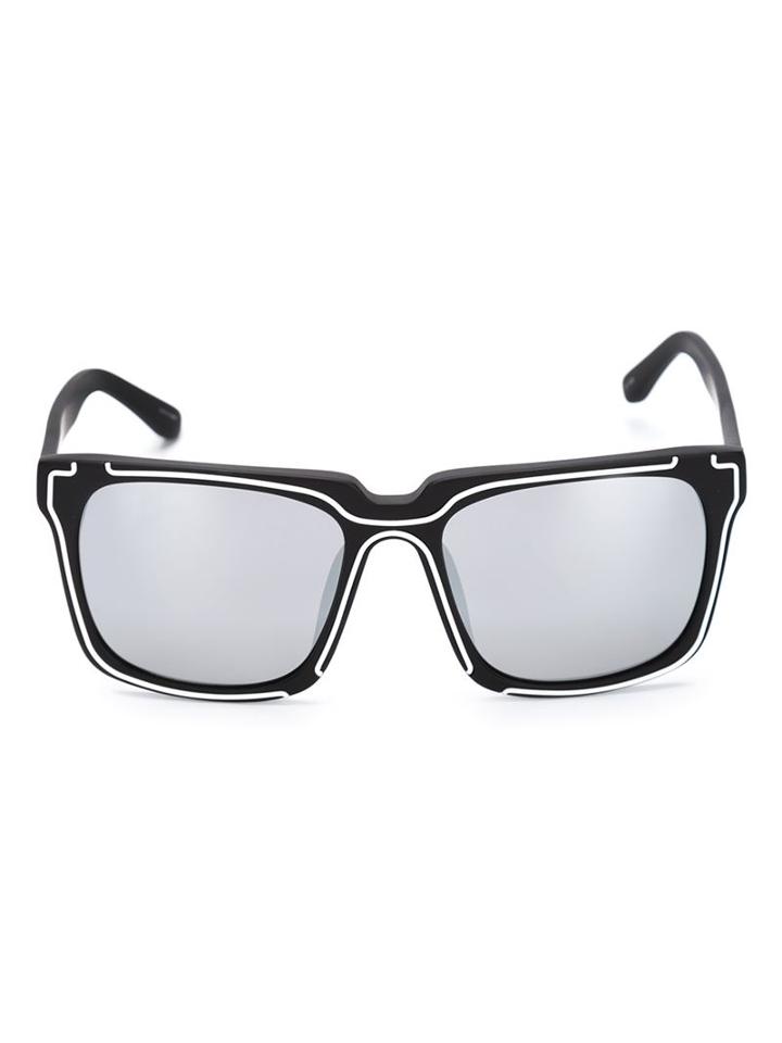 Linda Farrow Square-shaped Tinted Sunglasses