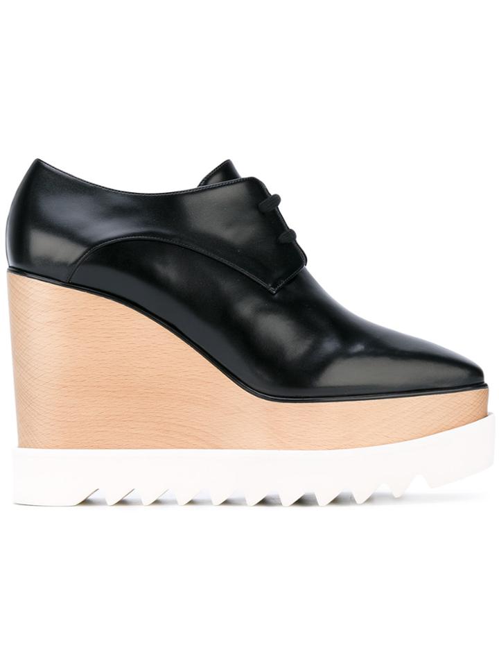 Stella Mccartney Black Elyse Platform Shoes