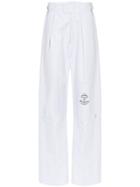 Raf Simons Xanthophobic Patch Straight Leg Trousers - Blue