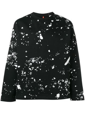 Oamc Paint Effect Sweater - Black