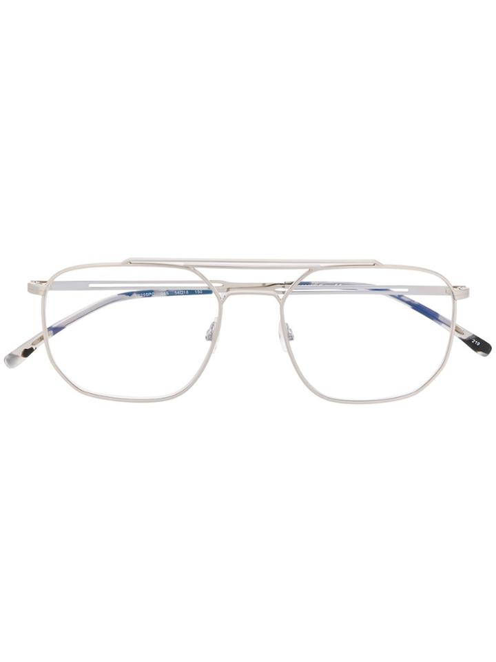 Lacoste Aviator Framed Glasses - Metallic