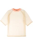 Y / Project - Sheer T-shirt - Women - Polyamide/spandex/elastane - S, Nude/neutrals, Polyamide/spandex/elastane