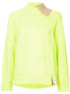 Maison Mihara Yasuhiro Aran Knit Sweater - Green