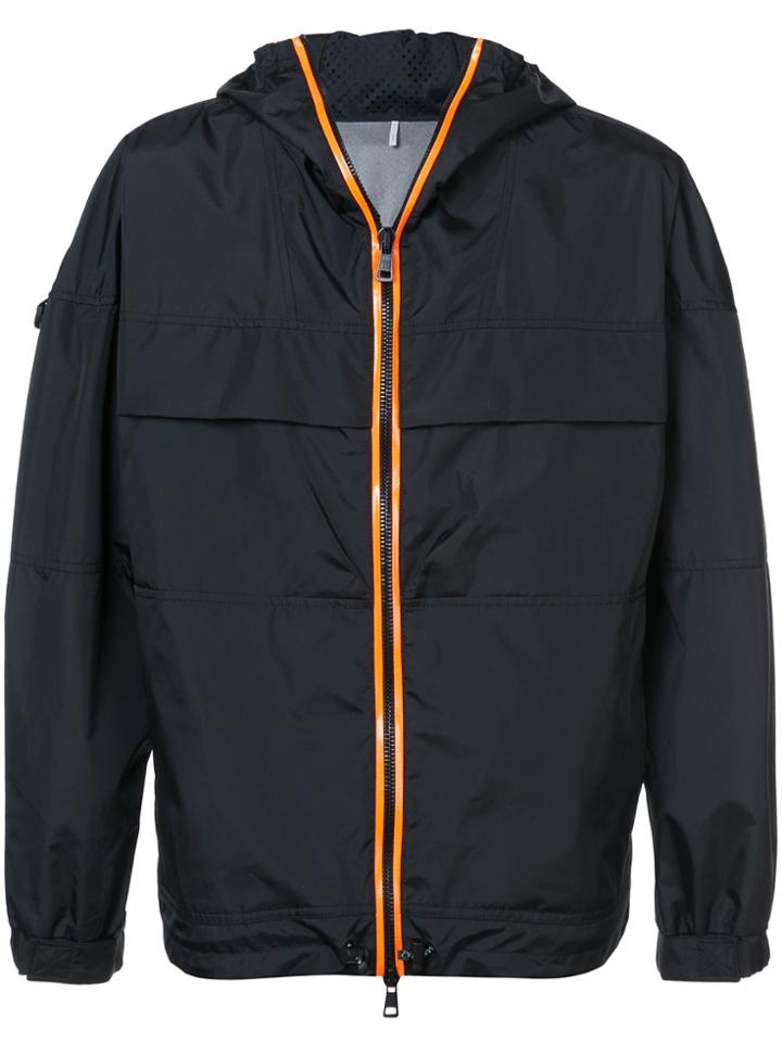 Moncler Logo Panel Lightweight Jacket - Black