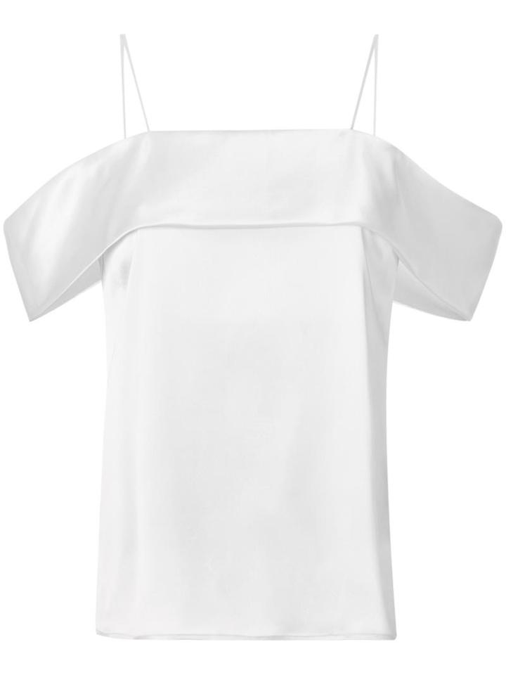 Rebecca Vallance Off-the-shoulder Cami Top, Women's, Size: 12, White, Triacetate