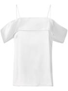 Rebecca Vallance Off-the-shoulder Cami Top, Women's, Size: 12, White, Triacetate