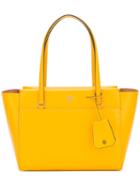 Tory Burch - Zipped Tote Bag - Women - Leather - One Size, Yellow/orange, Leather