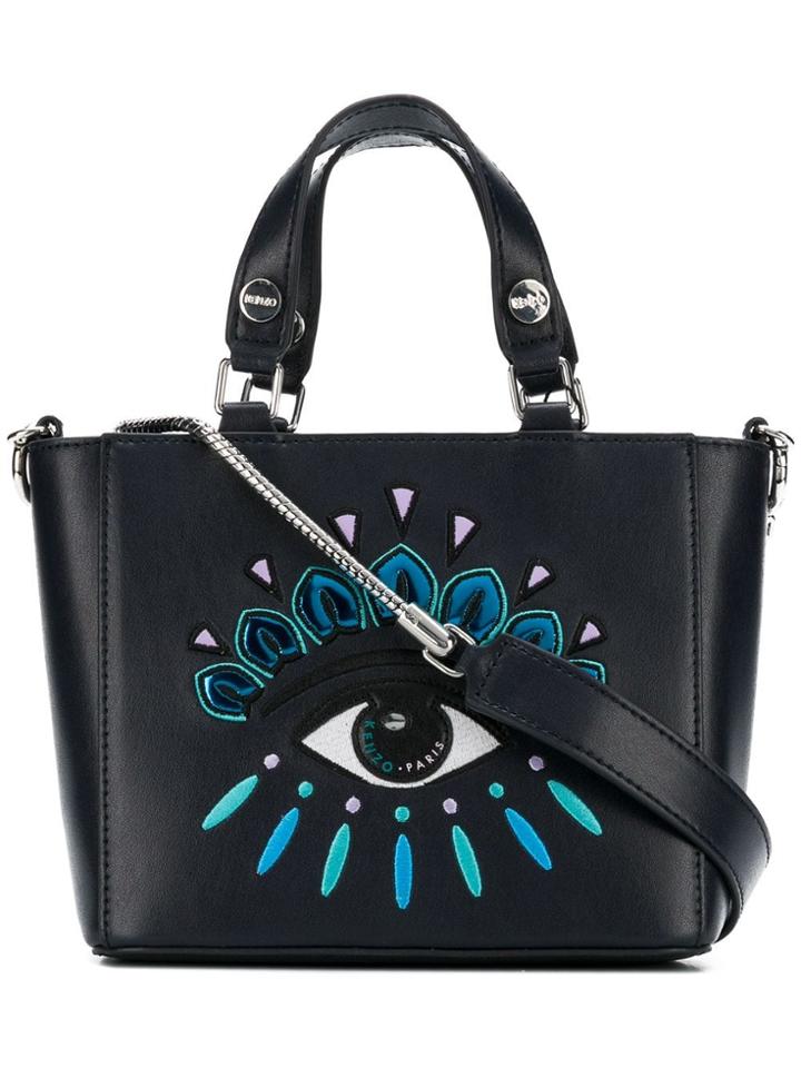 Kenzo Eye-motif Tote Bag - Blue