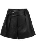 Iro High-waisted Mini Shorts - Black