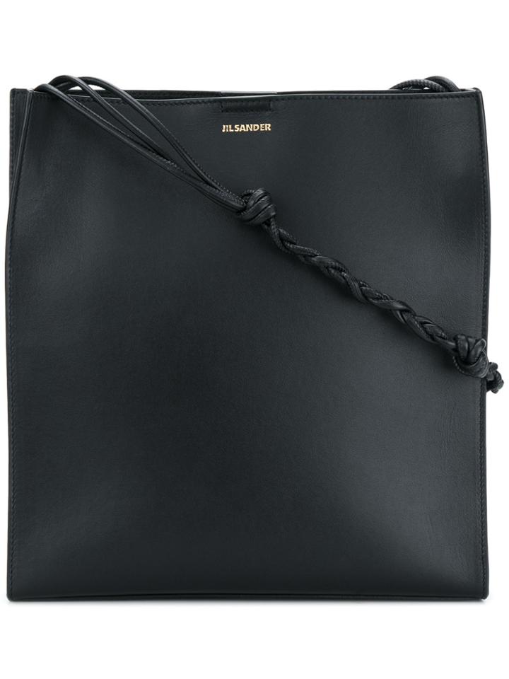Jil Sander Tangle Medium Shoulder Bag - Black