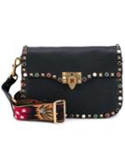 Valentino Valentino Garavani 'guitar Rockstud Rolling' Shoulder Bag, Women's, Black