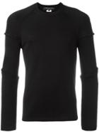 Comme Des Garçons Homme Plus Crew Neck Jumper, Men's, Size: Medium, Black, Wool