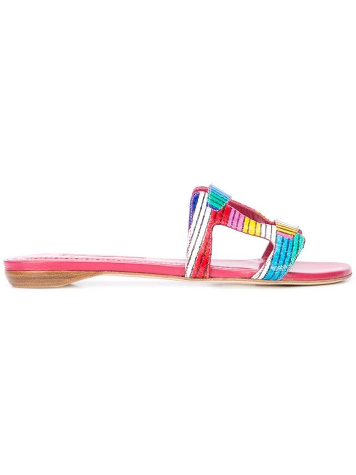 Manolo Blahnik Grellaperf Sandals - Multicolour