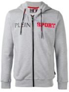Plein Sport - Garret Hoodie - Men - Cotton - L, Grey, Cotton