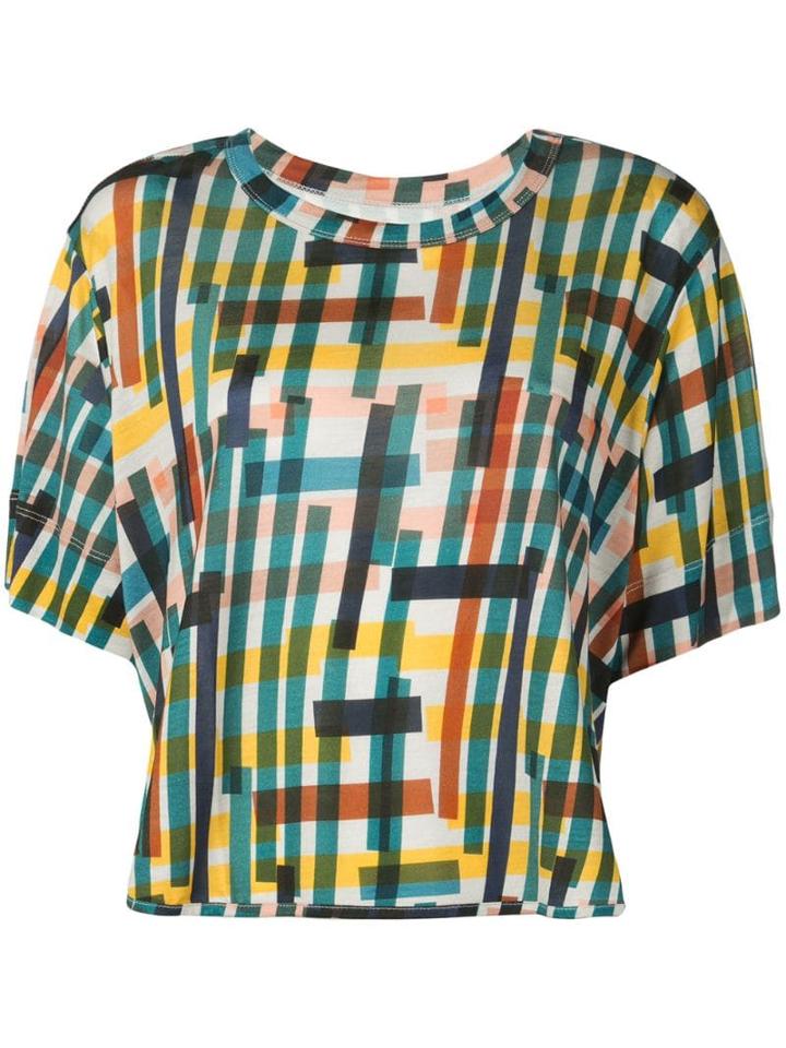 Henrik Vibskov Printed Stone Grabber T-shirt - Blue