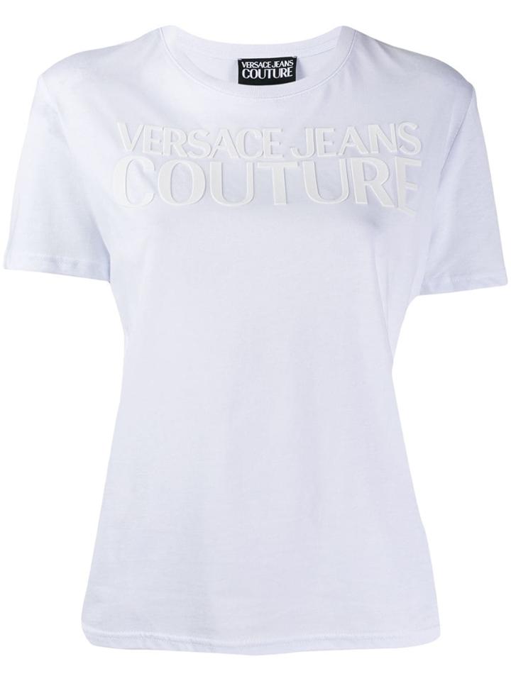 Versace Jeans Couture Logo Patch T-shirt - White