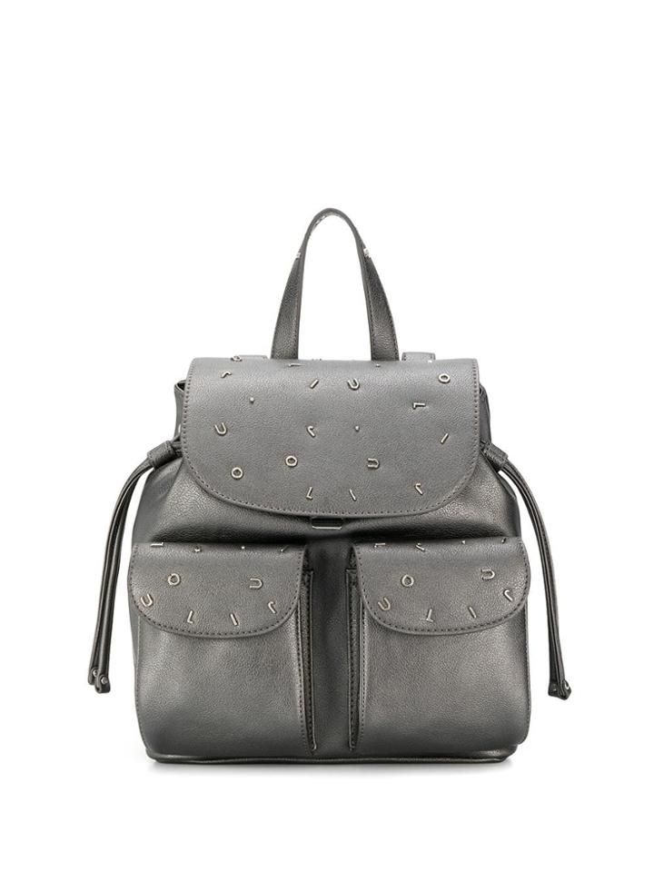 Liu Jo Appliqué Letter Backpack - Grey