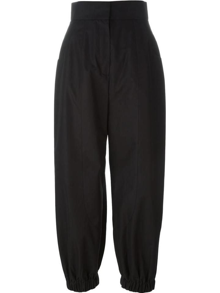 Fendi High Waisted Harem Trousers, Women's, Size: 40, Black, Cotton