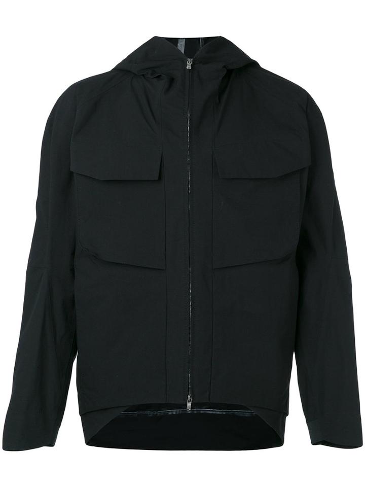 The Viridi-anne - Hooded Sports Jacket - Men - Cotton/nylon - 3, Black, Cotton/nylon