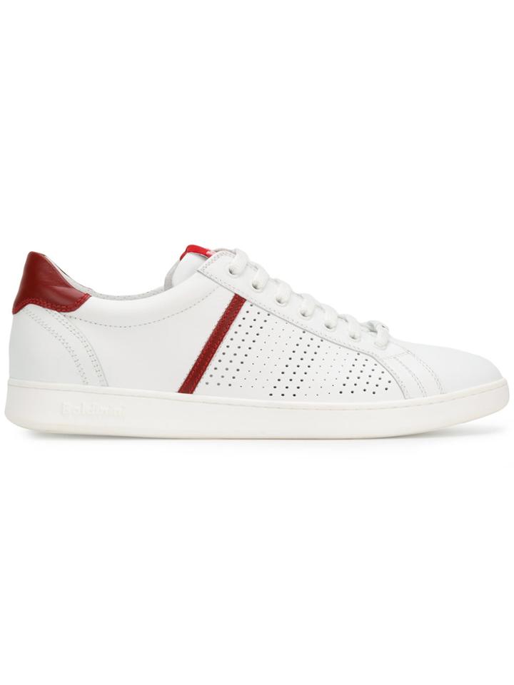 Baldinini Contrast Low-top Sneakers - White