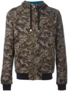 Dolce & Gabbana Pixellated Camouflage Jacket, Men's, Size: 48, Green, Cotton