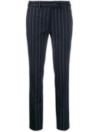 Incotex Slim-fit Striped Trousers - Blue