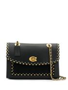 Coach Scallop-rivet Parker Bag - Black