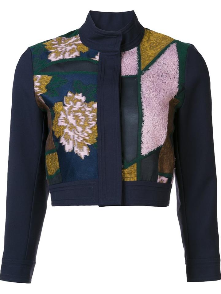 Roksanda Patchwork Cropped Jacket