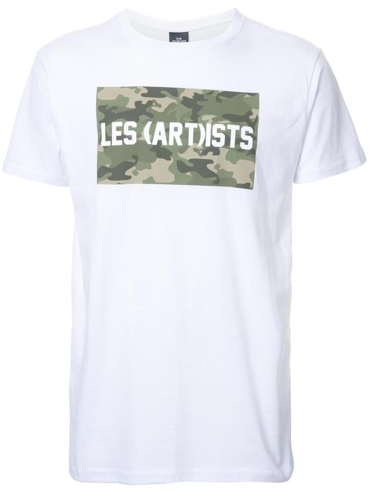 Les (art)ists Box Logo T-shirt, Men's, Size: Xs, White, Cotton