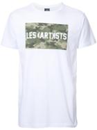 Les (art)ists Box Logo T-shirt, Men's, Size: Xs, White, Cotton