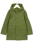 Save The Duck Kids Hooded Coat, Boy's, Size: 8 Yrs, Green