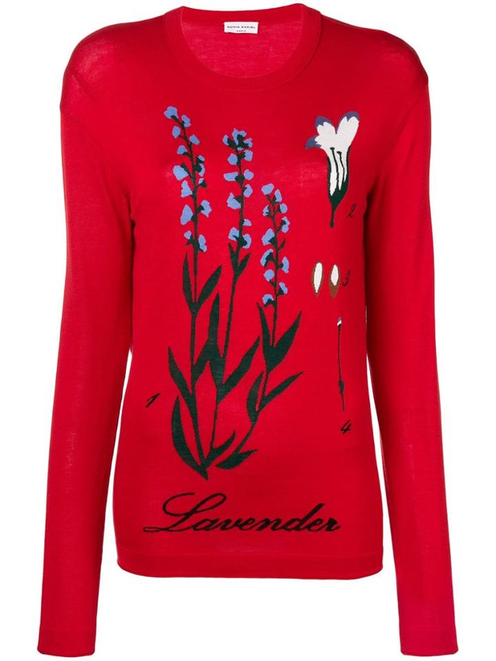 Sonia Rykiel Knitted Jumper - Red