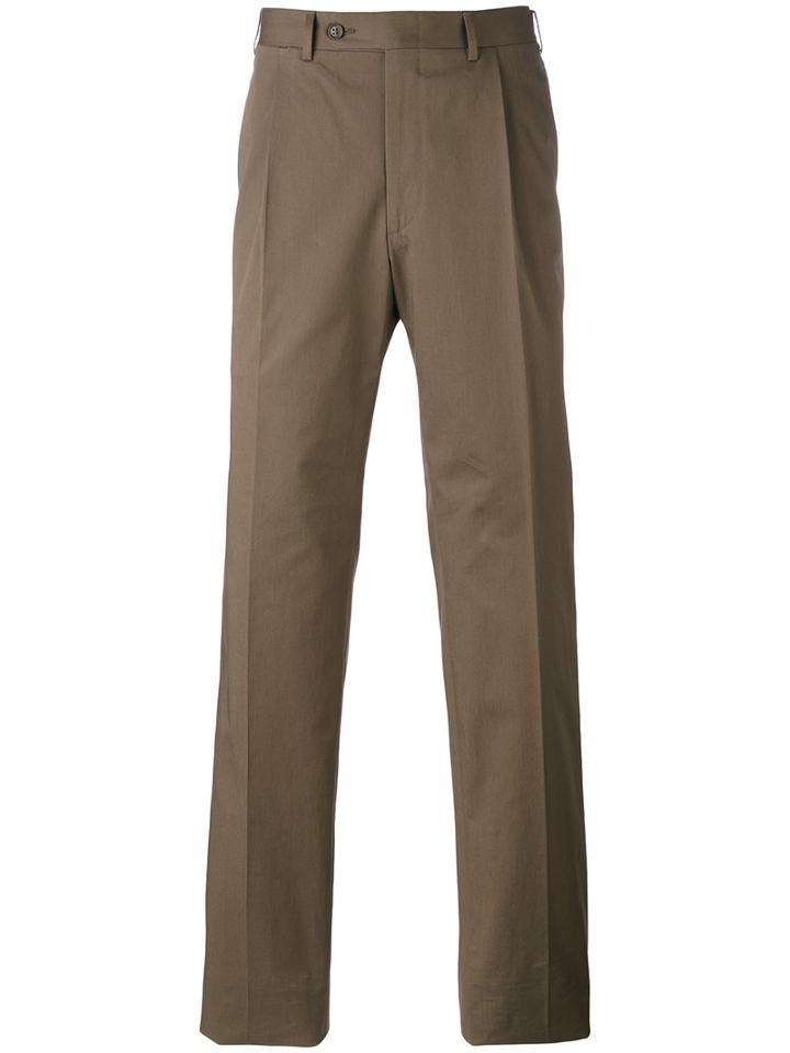 Canali - Chino Trousers - Men - Cotton/spandex/elastane - 48, Brown, Cotton/spandex/elastane