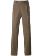 Canali - Chino Trousers - Men - Cotton/spandex/elastane - 48, Brown, Cotton/spandex/elastane