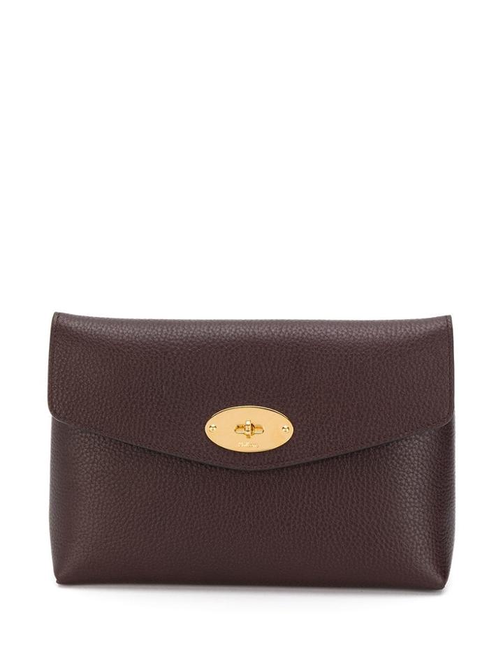 Mulberry Large Darley Cosmetic Pouch - Red