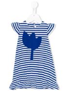 Il Gufo - Striped Dress - Kids - Cotton/spandex/elastane - 12 Mth, Blue