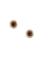 Ellis Mhairi Cameron 14kt Yellow Gold Liv Mini Red Diamond Studs