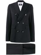 Dsquared2 Double Breasted Trouser Suit - Black