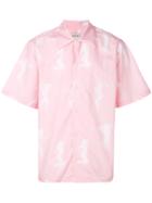 Misbhv Shortsleeved Button Shirt - Pink & Purple