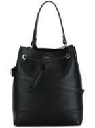 Furla Drawstring Shoulder Bag, Women's, Black