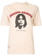 Fake Alpha Vintage 80's Jackson Browne T-shirt - Neutrals