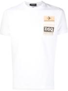 Dsquared2 Logo T-shirt, Men's, Size: S, White, Cotton