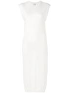 Jil Sander - Long T-shirt - Women - Silk/cashmere - 36, White, Silk/cashmere