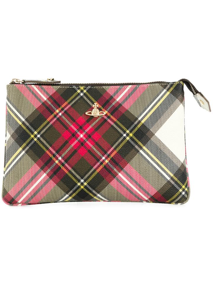 Vivienne Westwood Checked Logo Purse - Multicolour