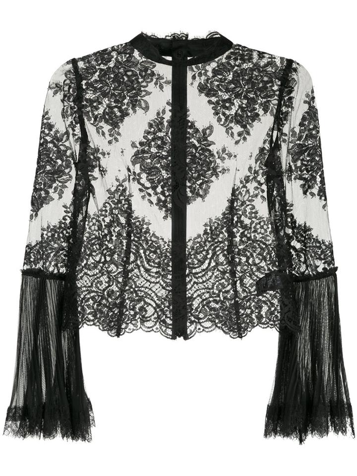 Aula Lace Top - Black