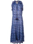 Figue Gabriella Floral Dress - Blue