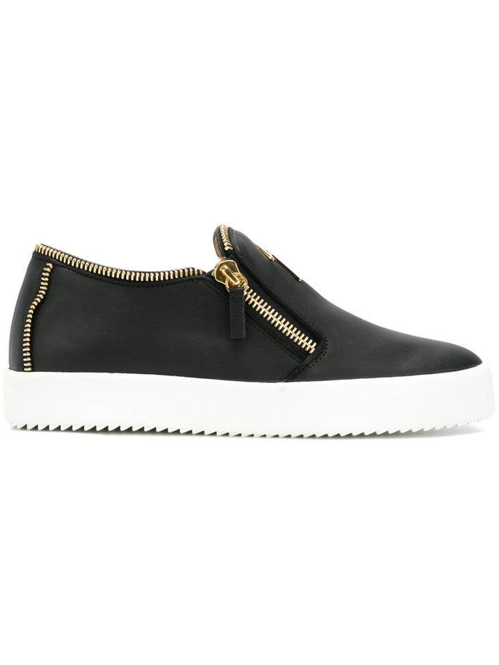 Giuseppe Zanotti Design Adam Slip On Sneaker - Black