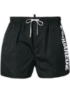 Dsquared2 Side Logo Swimming Shorts - Black