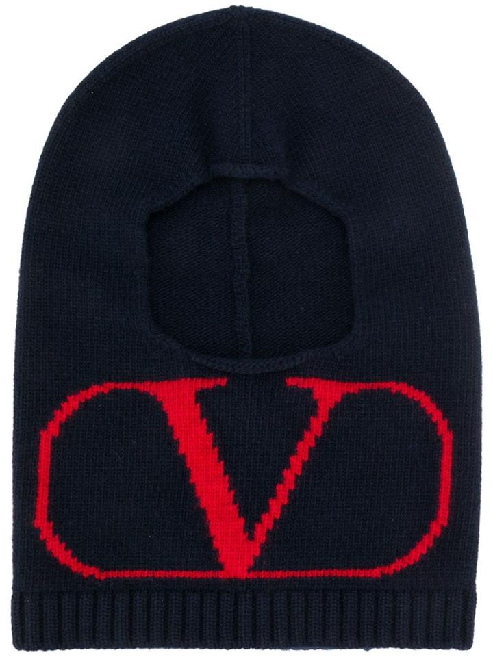 Valentino Logo Balaclava - Blue